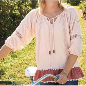 Matilda Jane Pink Top(Size Small)